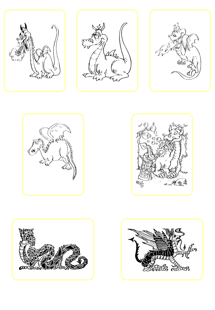 dragons_and_castles coloring pages