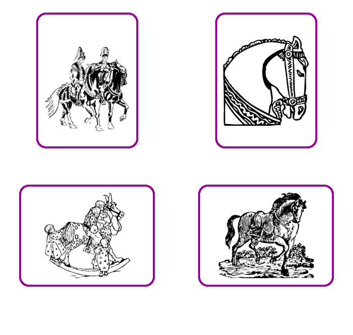 horses coloring pages